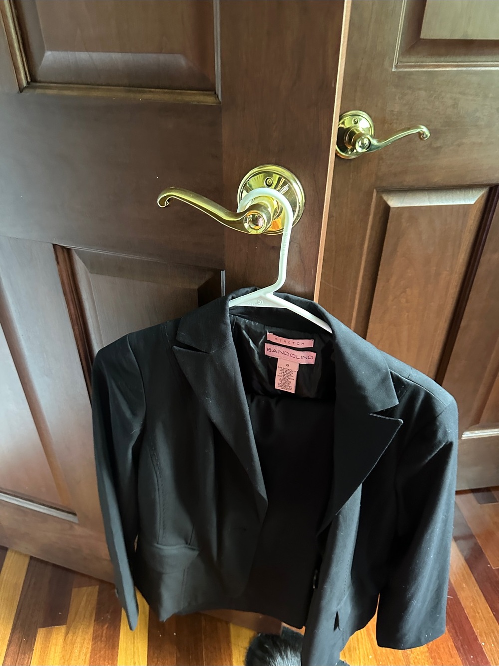 Bandolino Black Women's Blazer Jacket and pants suit